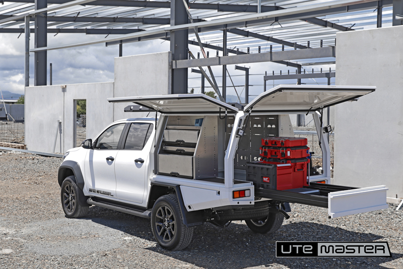 Toyota Hilux TrailCore Service Body Commercial Tradie Set Up Box Body Toyota Hilux Wide Body NZ