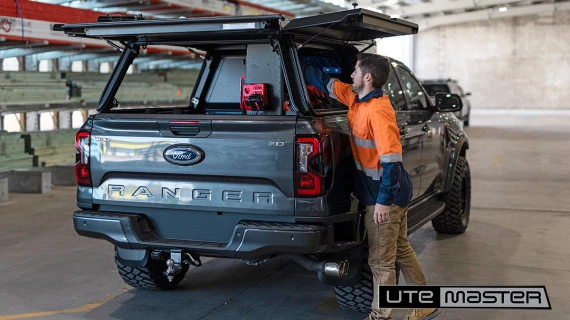 Utemaster Centurion Canopy to suit 2024 Ford Ranger Raptor XLT Wildtrak Ute Canopy Accessories Metal Ute Canopy