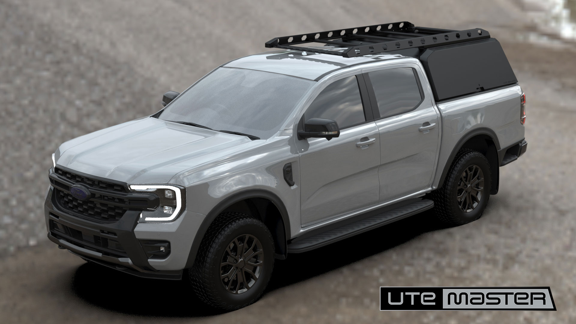 Best Ute Canopy to suit the 2022 Ford Ranger_XLT Sport_Wildtrak_Grey Black