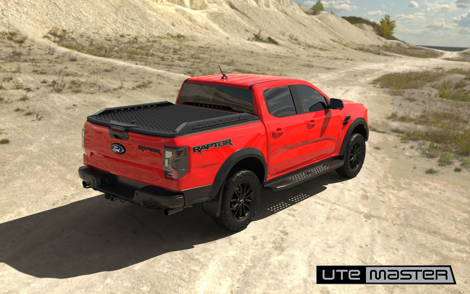 New 2022 Ford Ranger Raptor Accessories Hard Lid Load LId Utemaster Red Black Offroad Best Tough