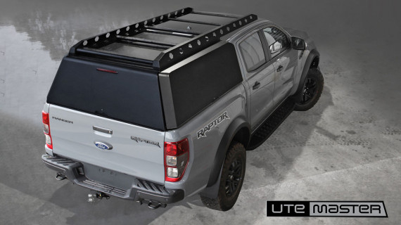 Ford Ranger Raptor Canopy Ute Grey Roof Rack Central Locking Utemaster Centurion