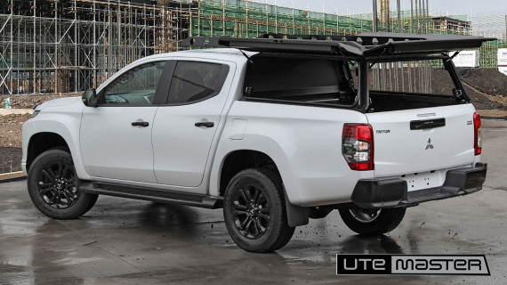 Mitsubishi Triton Canopy Ute White Construction Builder Cantilever Roof Rack Central Locking Utemaster Centurion