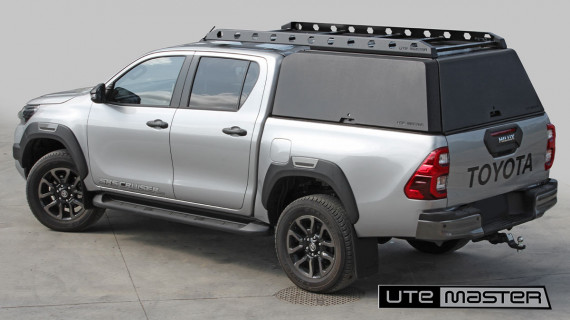 Toyota Hilux SR5 Cruiser 2021 Canopy Ute Grey 4x4 Roof Rack Central Locking Utemaster Centurion