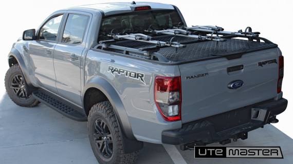 ford ranger raptor grey load lid bike rack