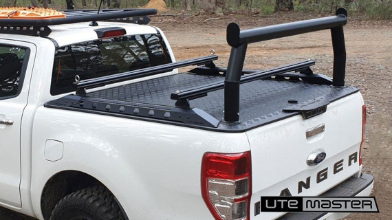 Ford Ranger XLT Load Lid Black Destroyer Side Rails Cross Bars Ladder Rack H Frame