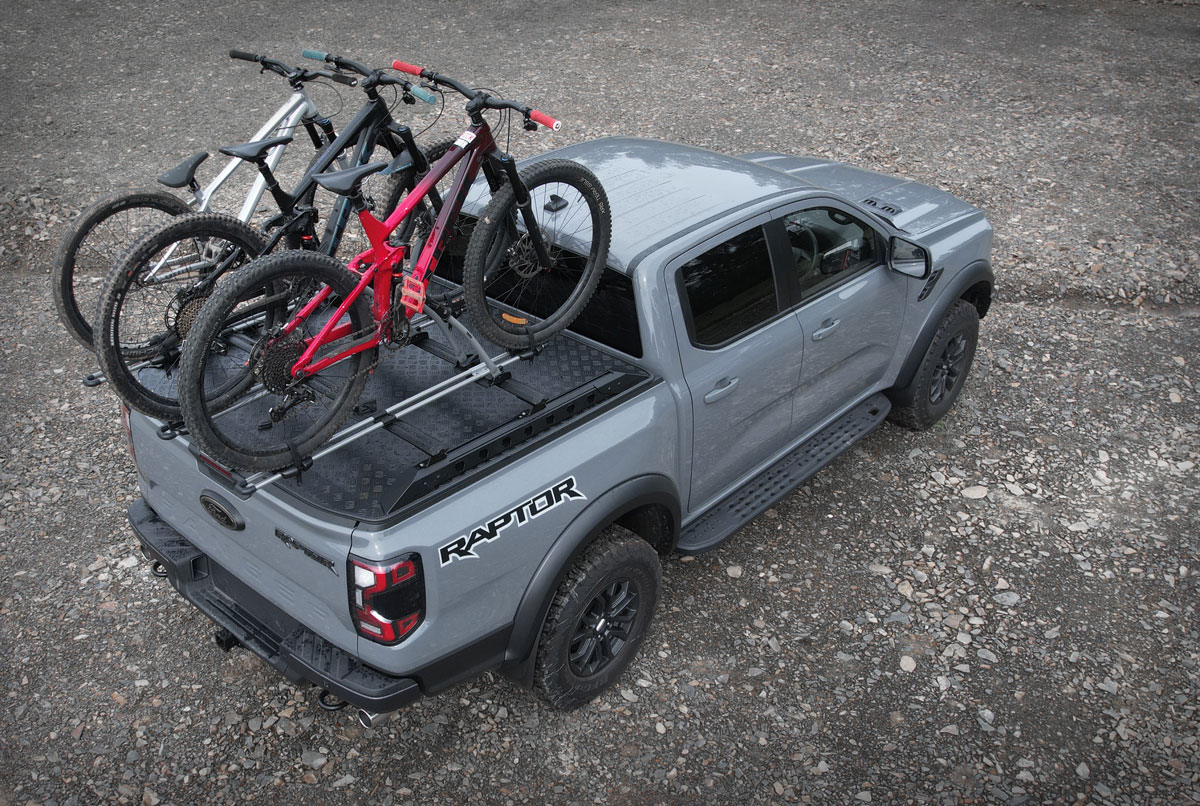 Next Gen Ford Ranger Raptor Grey Bike Carriers