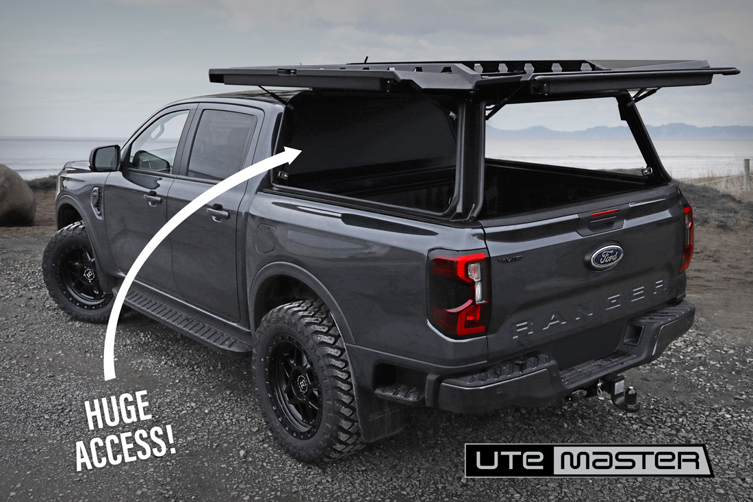 Next Gen Ford Ranger Canopy 2022 Grey Sport Centurion Tub Canopy Utemaster XL XLT XLS Wildtrack Raptor Sport Canopies