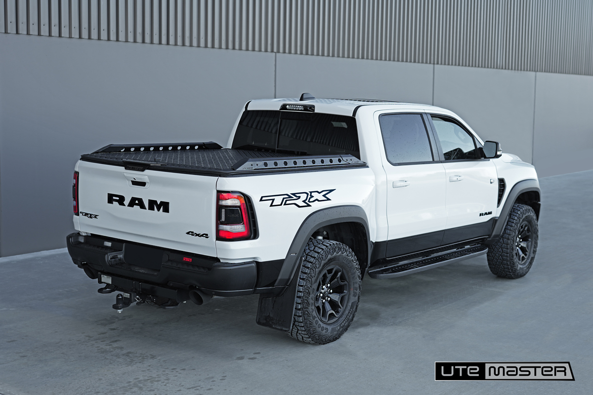 Ram TRX 2023 Ute White Utemaster Load Lid Destroyer Side Rails