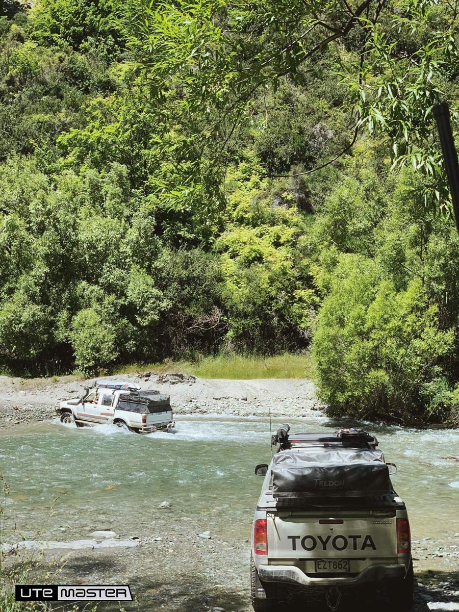 Toyota Hilux Utemaster Load Lid Hard Lid 4WD Adventure Roof Top Tent River Crossing Offroad v2