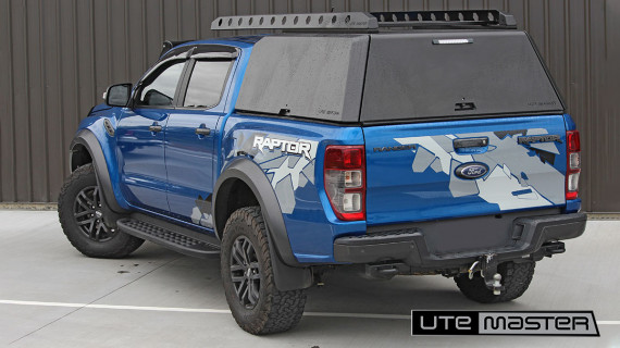 Utemaster Centurion Ute Canopy to suit Ford Ranger Raptor Blue Tough 4x4 Overland Offroad