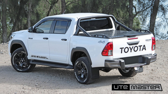 Load Lid to suit Toyota Hilux Factory Sports Bars Side Rails Red