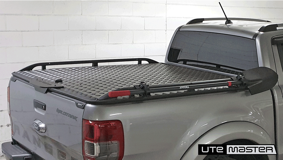 Utemaster Load Lid Tool Mount Kit Ford Ranger Hard Lid Grey Accessories Wildtrak Black