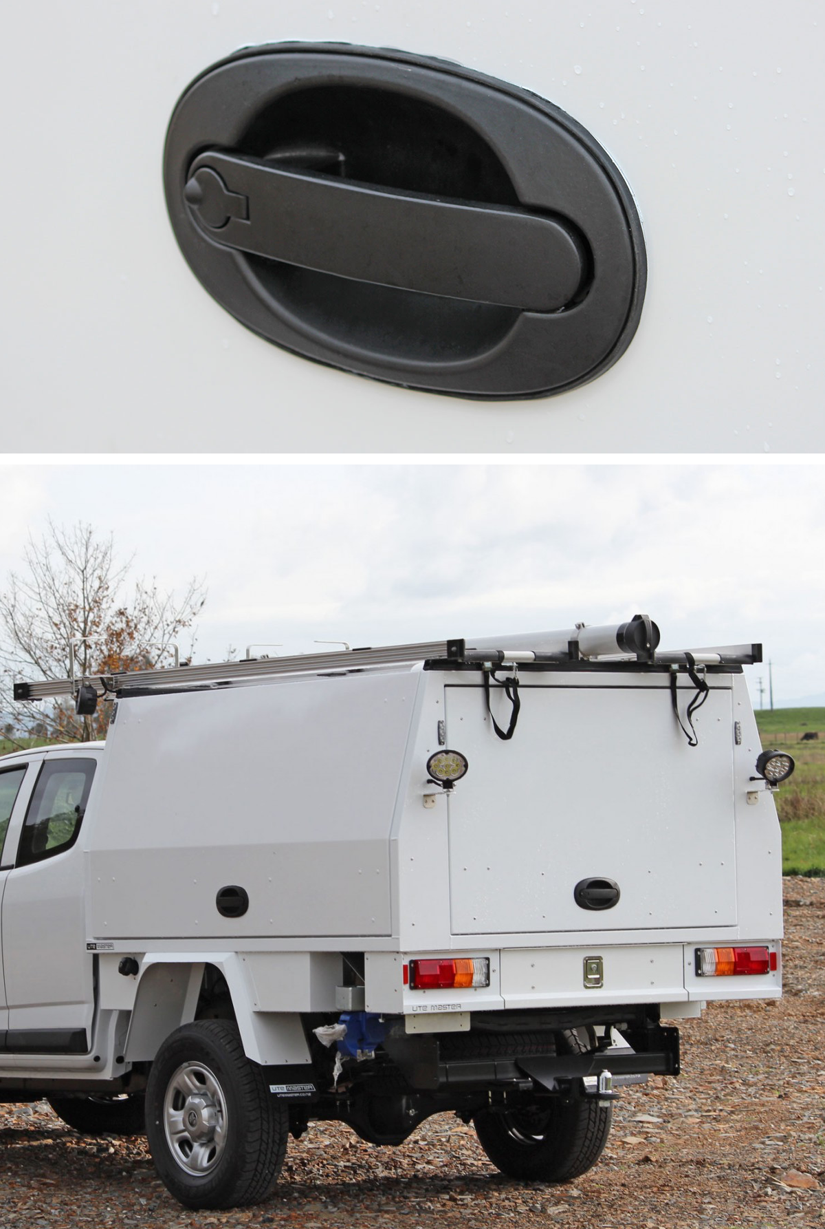 Slam Locking System Get more gear on site Utemaster Service Body Full Loaded