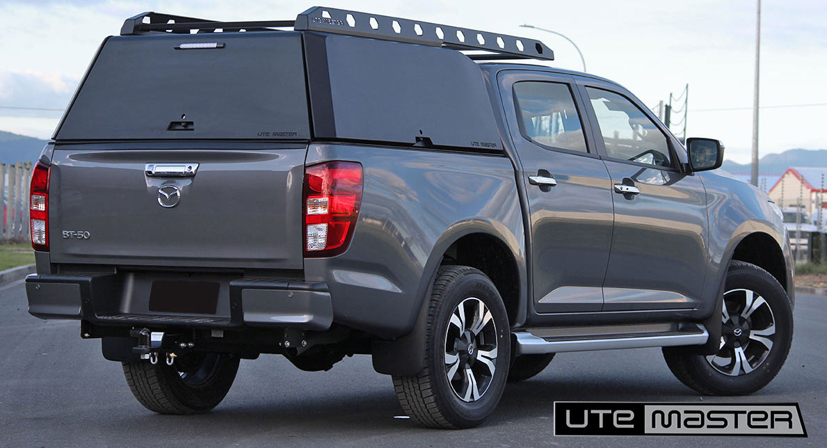 2021 Mazda BT50 with Utemaster Centurion Canopy Wellside Canopy