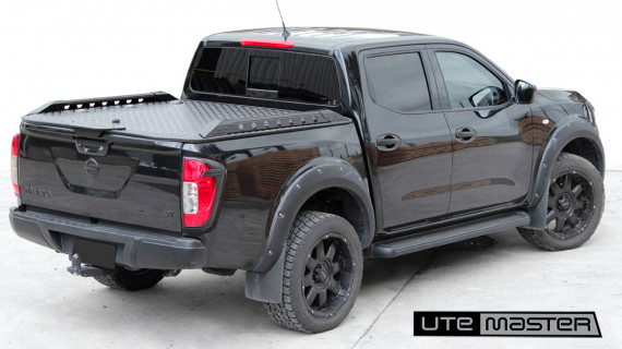 2021 Nissan Navara Hard Lid Utemaster Load Lid Black Tub Cover Destroyer Side Rails 4x4 Overland