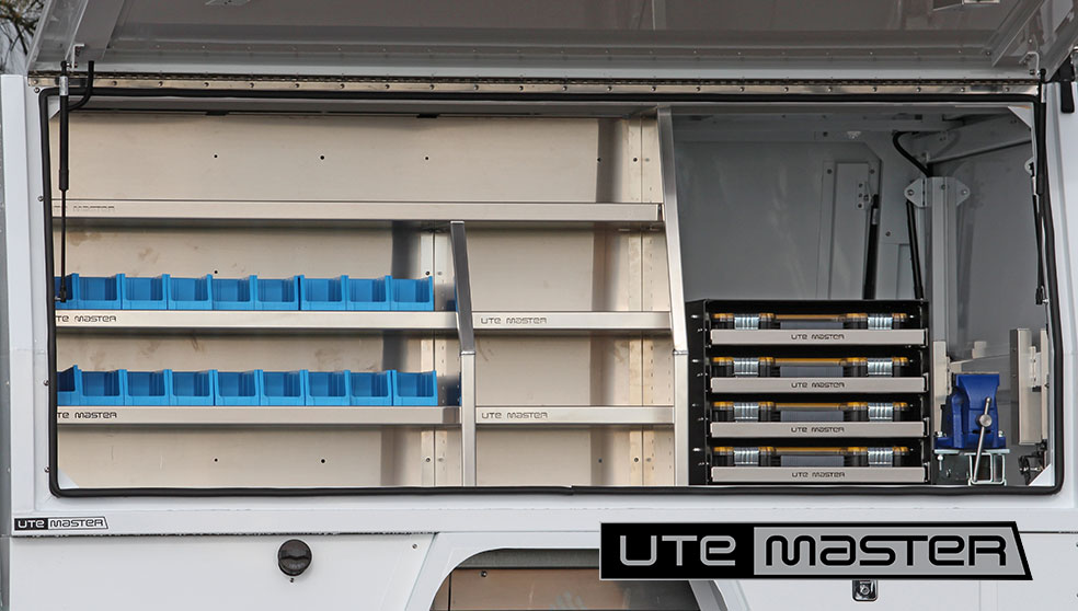 Utemaster Shelving Drawer Solutions for Vans and Utes Commercial Fleet v2