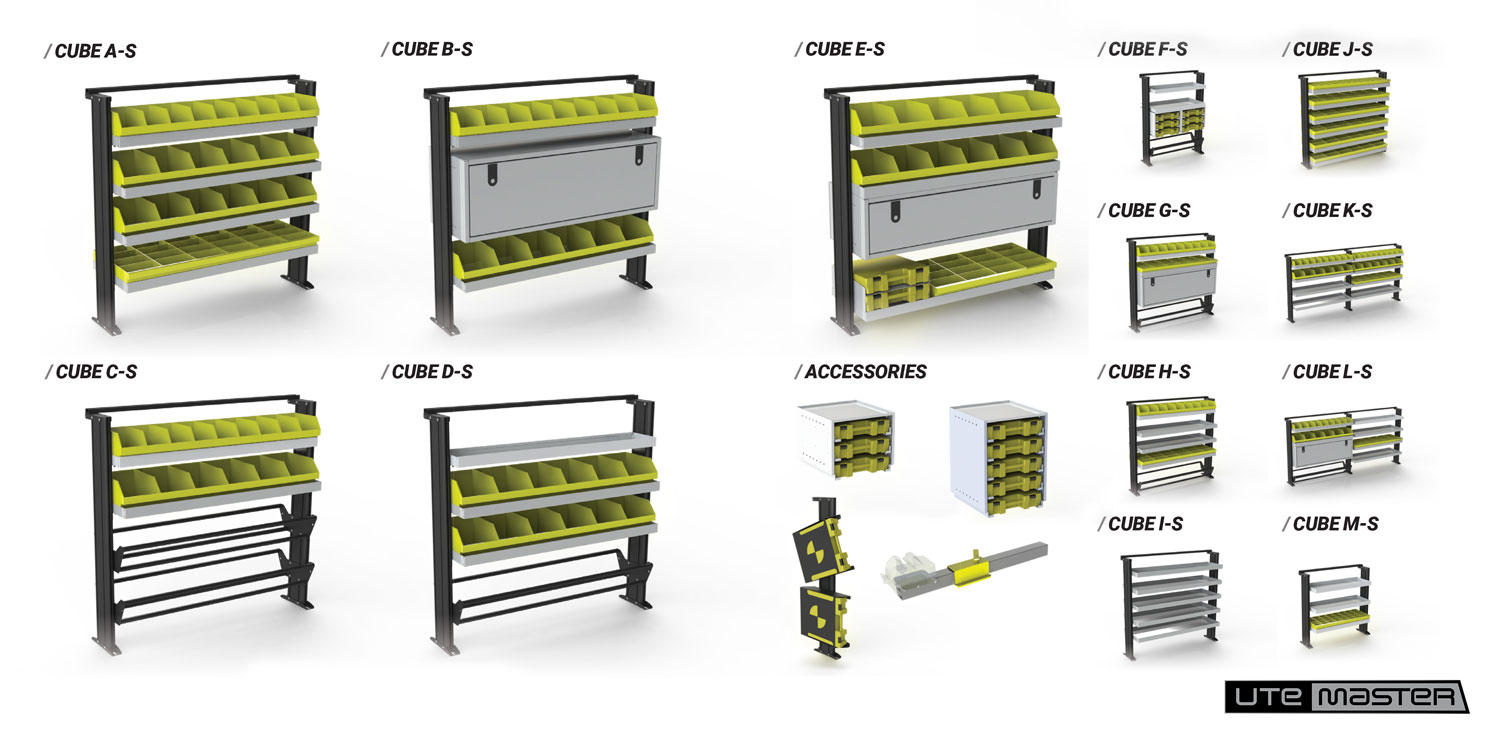 Cube Van Shelving Utemaster