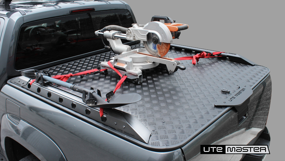 Utemaster Destroyer Side Rails Hard Lid Utemaster Black Loaded VW Amarok Volkswagen