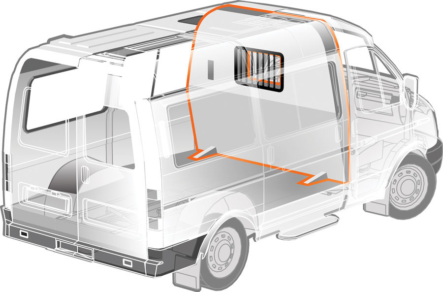 Anti Vapour Partitions Autosafe by Utemaster