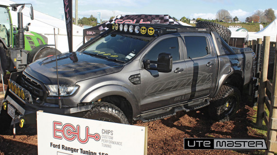 ECU Chips Load Lid at Fieldays Front View Utemaster