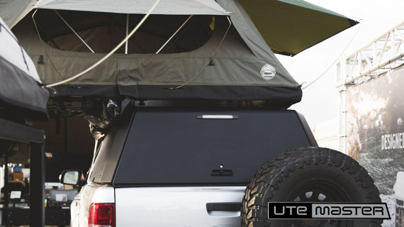 Feldon Shelter Roof Top Tent at Fieldays with Utemaster Centurion Canopy