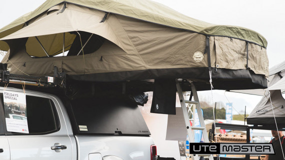 Feldon Shelter Roof Top Tent at Fieldays with Utemaster Centurion Canopy 