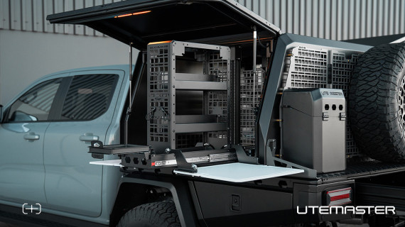 Ford Ranger Raptor TrailCore Tray and Canopy Utemaster Kitchen Drawers v2