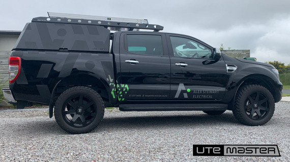 Ford Ranger Utemaster Centurion Canopy Electrician Fit Out Alex Stewart Electrical Signwriting