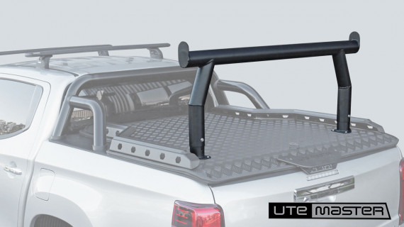 Mitsubishi Triton Rear Ladder Rack to suit Utemaster Load Lid Tradie Ute Ladder Carrier Wellside