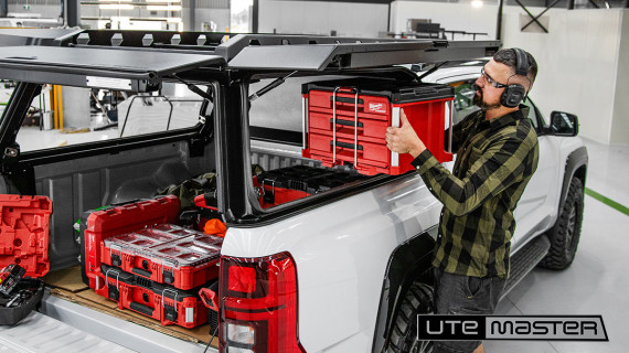 Mitsubishi Triton 2025 Wellside Metal Canopy Utemaster Accessories Tradie Ute Setup