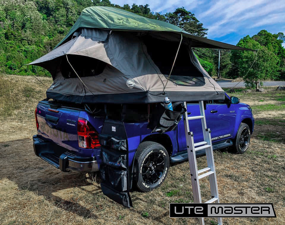 Mounting a Roof Top Tent to a Ute Hard Lid Utemaster Load Lid Feldon Shelter nz