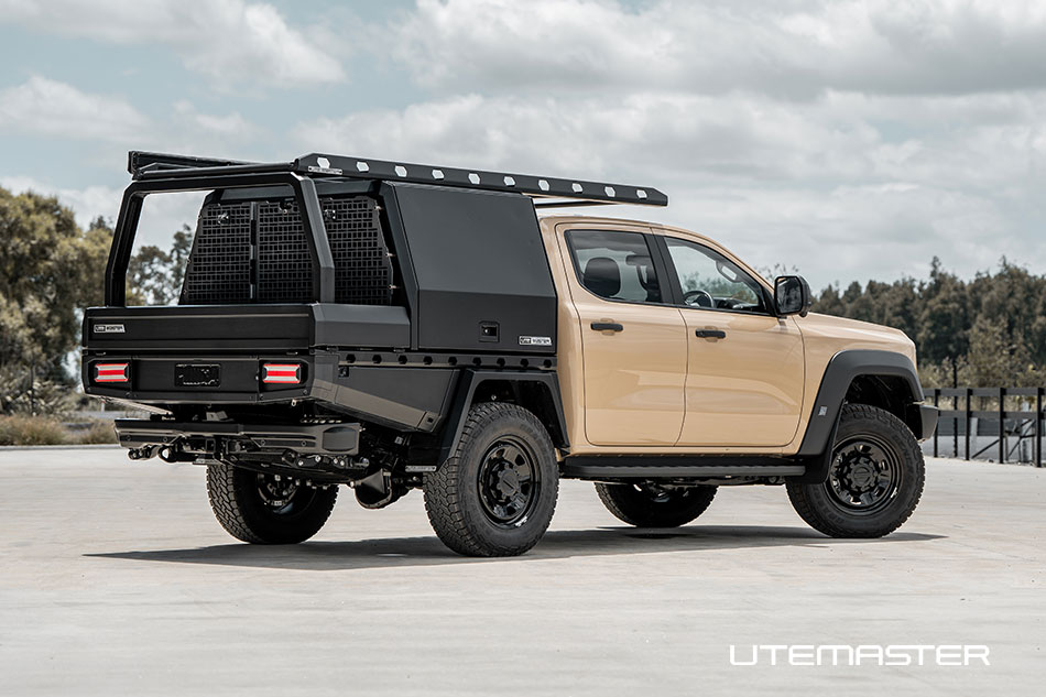 Next Gen Ford Ranger Super Duty Tray Setup Sand Tan Black