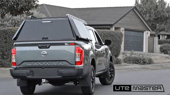 Nissan Navara Canopy Grey Dog Vent Canopy Animal Canopy Centurion Canopy Utemaster