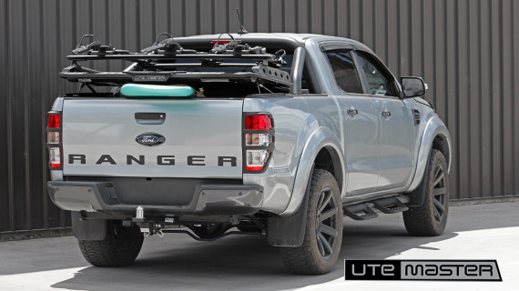 Sports Bar Load Lid for Ford Ranger Grey Bike Rack Destroyer Side Rails