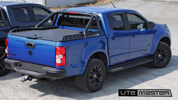 Ute Hard Lid to suit Holden Colorado Blue Sports Bar Utemaster Load Lid Destroyer Side Rails