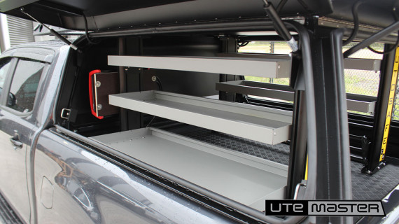 Utemaster Canopy to Internal Shelving for Fleets