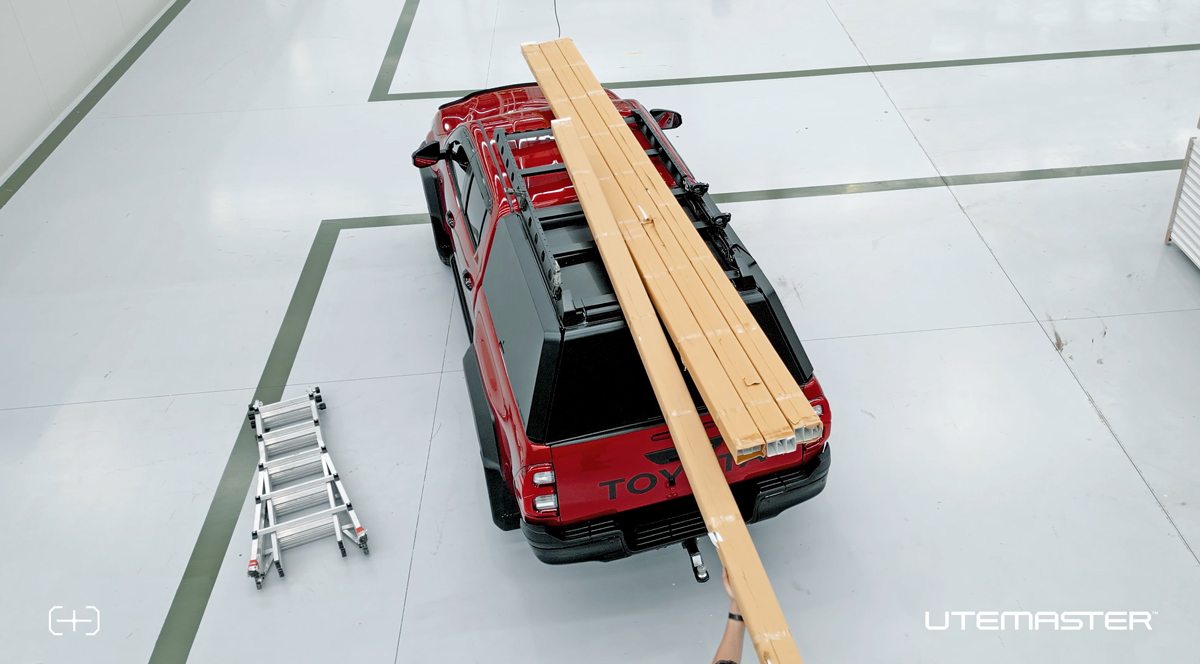 Utemaster Cantilever Roof Rack to suit Toyota Hilux SR5 1