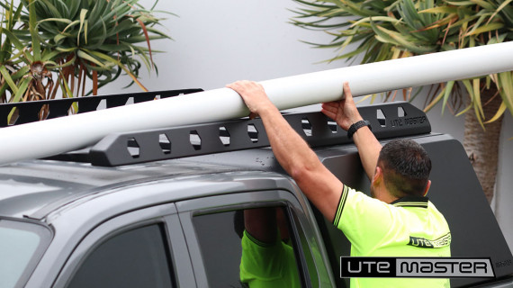 Utemaster Cantilever Roof Rack Loading