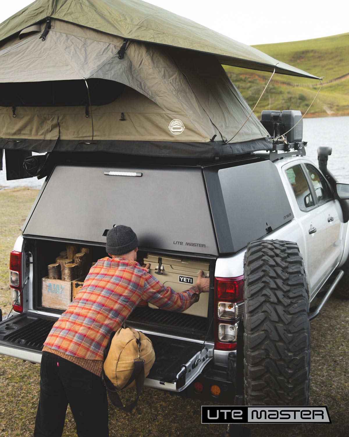 Utemaster Centurion Canopy for Overlanding Setup Roof Top Tent Mounting Canopy 4x4 