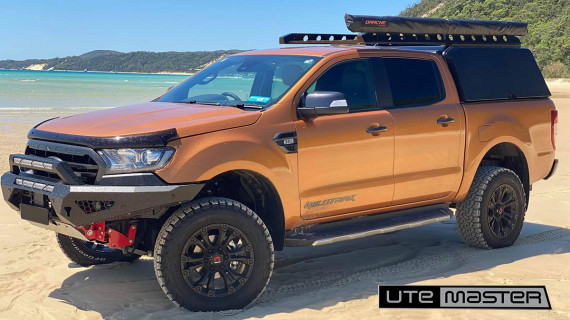 Utemaster Centurion Canopy to suit Ford Ranger Wildtrak Ute Orange Tough 4x4 Overland Beach