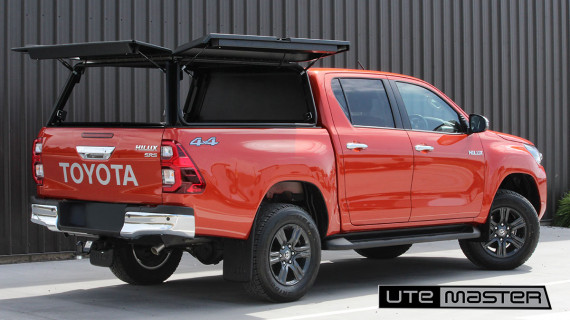 Utemaster Centurion Canopy Builders Tradie Ute Toyota Hilux Orange Access