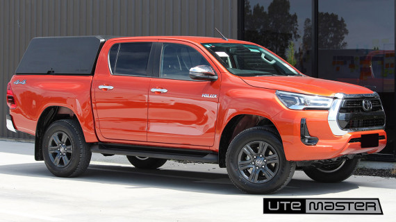 Utemaster Centurion Canopy Builders Tradie Ute Toyota Hilux Orange Front