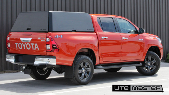 Utemaster Centurion Canopy Builders Tradie Ute Toyota Hilux Orange Security