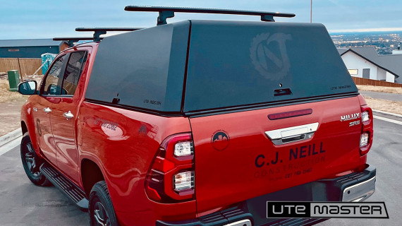 Utemaster Centurion Canopy Builders Tradie Ute Toyota Hilux Orange