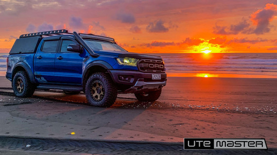 Utemaster Centurion Ute Canopy to suit Ford Ranger Raptor Offroad Beach