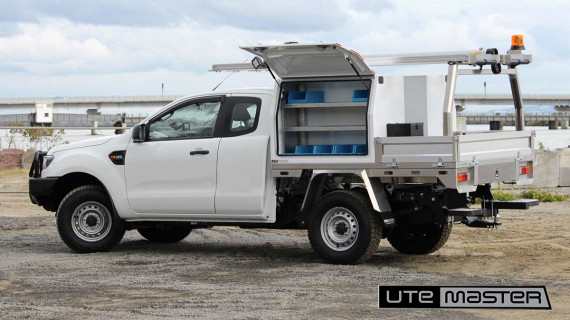 Utemaster Deck and Toolbox to suit Ute Drawers Storage Tools Underbody Lighting