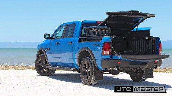 Utemaster Load Lid to suit Blue Dodge Ram 1500 Ram Box 57 Hard Lid Tub Cover Tonneau Open