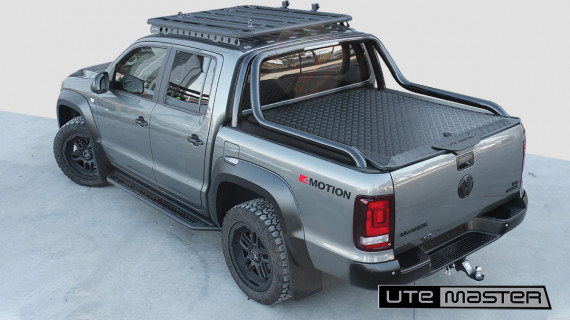 Utemaster Load Lid to suit VW Volkswagen Amarok Aventura Black Darkside Extended Sports Bars 4x4