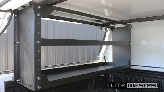 Utemaster Removable Shelving Unit For Canopy Tradie Aluminium Builders Setup