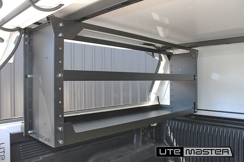 Utemaster Removable Shelving Unit for Tradies Builders Canopy Ute Setup
